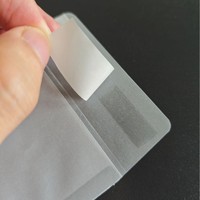 Sacs auto-adhésifs en papier sulfurisé semi-transparents pour bijoux, câbles, petits accessoires, papeterie, rangement et emballage