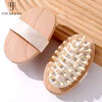 Cojín de aire Masajeador de madera natural Cepillo corporal Ducha Cepillo de masaje de cuerpo completo Masajeador cervical