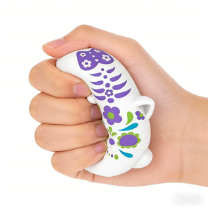 Jouet décoratif chat du Jour des Morts, souple, à remontée lente, anti-stress pour enfants, idéal pour soulager l'anxiété, cadeau de fête, objet de collection - Product Image 5