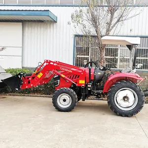 China High Quality Small Agricultural Tractor 45HP Farm Tractor QLN-454 Mini Traktor 4X4 Mini Farm 4WD Compact Tractor Supplier