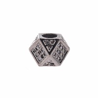 TP033 Perles de Cuivre Accessoires Avec Micro Zircon DIY Bracelet Collier Perles Pour Bijoux Bracelet Vente en Gros Accessoire