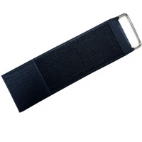 Bande d'adhérence durable réutilisable réglable coloré Double face élastique en nylon crochet et boucle sangle attache de câble