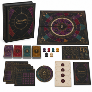 Caja de Cartón Rígido Magnética Personalizada, Inspirada en Vitral Europeo, Juego de Mesa de <span class=keywords><strong>Escape</strong></span> <span class=keywords><strong>Room</strong></span> con Diseño Personalizable - Product Image 1