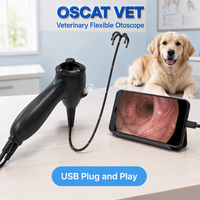 Endoscope vétérinaire professionnel OSCAT VET avec canal instrumentaire de 1,2 mm pour prélèvement biopsique chez les animaux de compagnie, endoscope vétérinaire RAE-201