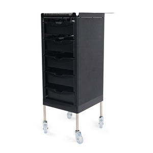 Carrito de salón <span class=keywords><strong>con</strong></span> cajones Perchas para pelucas Carrito de estilista móvil para almacenamiento de pelucas y herramientas - Product Image 4