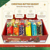 Nouveauté Noël : Jouet Squishy Bâton de Beurre 4oz en PU, Jouet Anti-Stress à Presser pour Enfants, Cadeaux de Fête