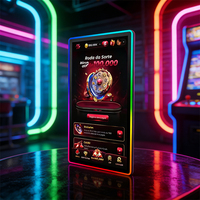 Pantalla Táctil LCD 4K de 31.5 Pulgadas con Luz LED Halo para Máquina de Juegos de Habilidad, Tablero de Juego Operado con Monedas