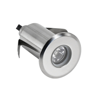 Empotrada 3W 12 voltios IP68 Acero inoxidable LED Piscina Luz Impermeable Lámpara de paisaje subacuático