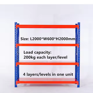 Sistem Rak Gudang Lapisan Ekstra 1200*D400, Rak Gudang, Rak Pallet, Rak Penyimpanan Pallet untuk Rak Industri - Product Image 1
