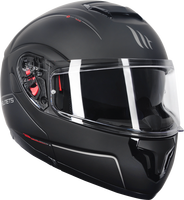 Casque modulaire intégral unisexe MTHELMETS ATOM SV CE/ABS, ventilé, toutes saisons, pour la course et le tourisme, casques de moto rapides