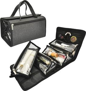 Viaje colgante de PVC de gran capacidad para neceser Organizador plegable portátil Cierre de cremallera Cosmético impermeable de moda <span class=keywords><strong>Ba</strong></span> - Product Image 5