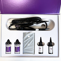 R UV Light Hair Extension Machine Led UV Extensions de Cheveux Humains U V Light Cure Adhésif Invisible Hair Extension System Resin Gel