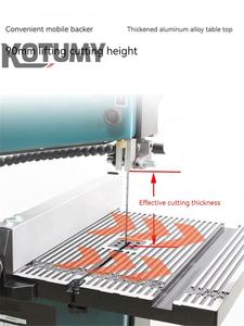<span class=keywords><strong>Scie</strong></span> à ruban de <span class=keywords><strong>table</strong></span> 350/550W pour le travail du bois, 8 pouces, 9 pouces, <span class=keywords><strong>scie</strong></span> à fil métallique, outils de coupe 80/80MM, 220V - Product Image 3
