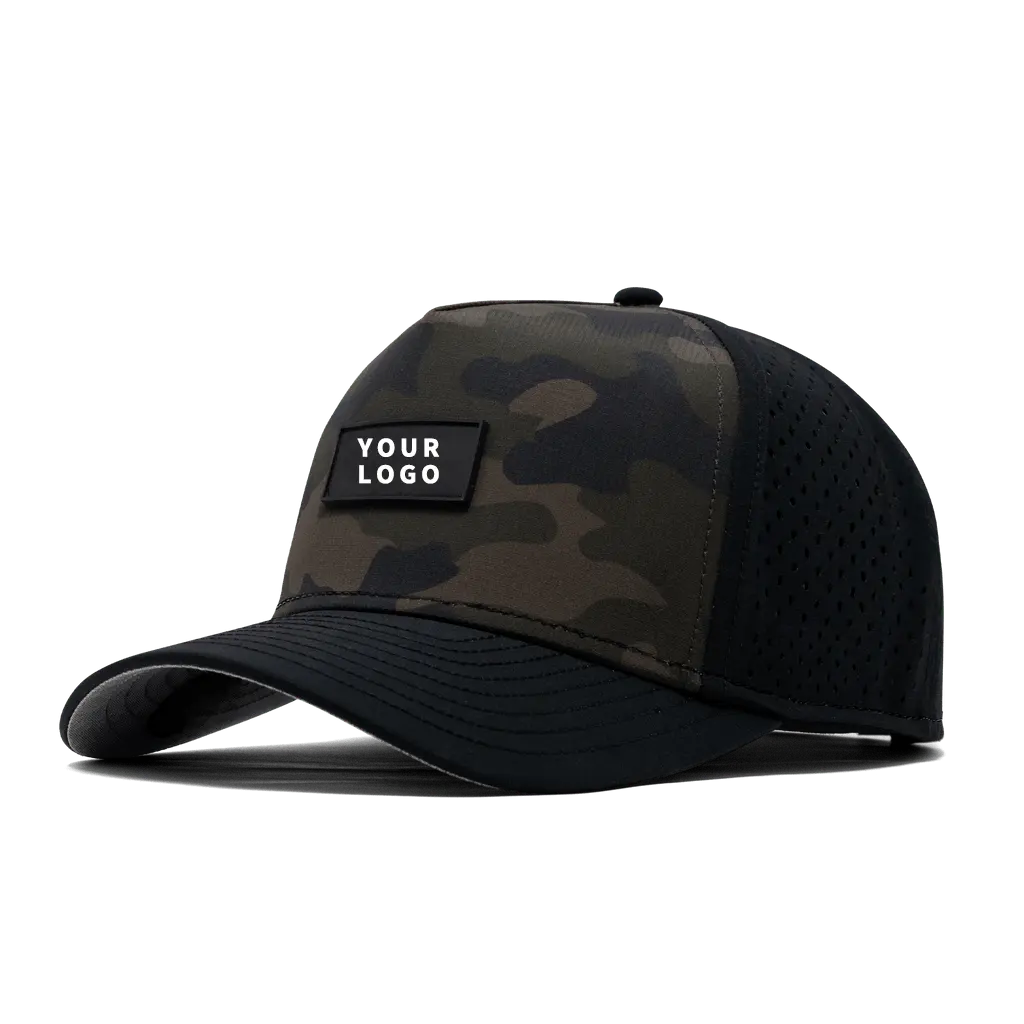 หมวกกันน้ำสองสีตัดด้วยเลเซอร์,หมวก Snapback กันน้ำไม่มีลาย Mellin ปลอกแผงสำหรับนักเล่นโคโรนาโดหมวกเบสบอลสีอิฐ