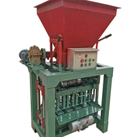 Preferentiële Semi-Automatische Kleine Rode Baksteen Cement Baksteen Betonblok Vliegas Diesel Baksteen Making Machine