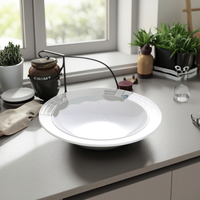 Bol salade de fruits en mélamine blanche, pour restaurant au design créatif 1 pièce