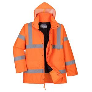 PORTWEST - RT34ORRS High visibility RIS <b>orange</b> breathable <b>jacket</b> - EAN 5036108129706 <b>HI</b>-<b>VIS</b> WORKWEAR - Product Image 1