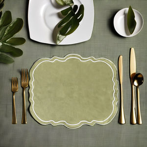 Vente en gros napperons pour assiettes à dîner napperons en coton pour repas bohème et tribal - Product Image 1