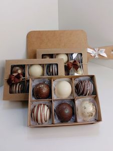 Cajas <span class=keywords><strong>de</strong></span> Regalo <span class=keywords><strong>de</strong></span> Navidad <span class=keywords><strong>de</strong></span> <span class=keywords><strong>Cartón</strong></span> Ecológico <span class=keywords><strong>de</strong></span> Lujo Personalizadas, con Cierre Magnético en Relieve, Ventana Transparente, para Chocolates - Product Image 3