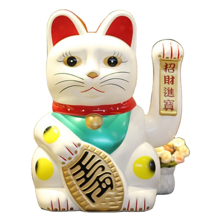 Пластиковая Копилка для монет, манэки Неко, Япония, фэн-шуй, фарфоровая миниатюрная машущая ручка, керамические фигурки счастливого удачи, кот