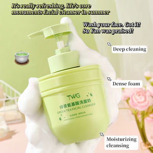 Limpiador Facial de Ácido Salicílico y Aminoácidos <span class=keywords><strong>Sakura</strong></span> de 300 ml de Fábrica OEM TWG, Control de Grasa, Limpiador Facial Calmante de Té Verde y Aminoácidos - Product Image 6