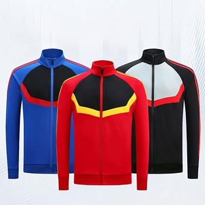 ชุดฟุตบอลแขนยาวแบบมีลายทีม ชุดวอร์มสำหรับผู้ใหญ่ แบบ unisex เสื้อแจ็คเก็ตสำหรับเล่นกีฬา  รับสั่งทำตามแบบ  ไซส์พลัส - Product Image 1