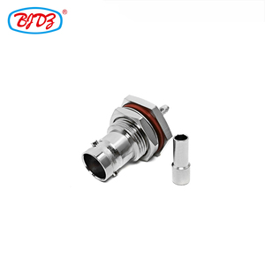 BNC hembra Jack tuerca mamparo impermeable para RG316 RG174 RG178 LMR100 Panel de Cable tipo de montaje en chasis conectores coaxiales RF - Product Image 3