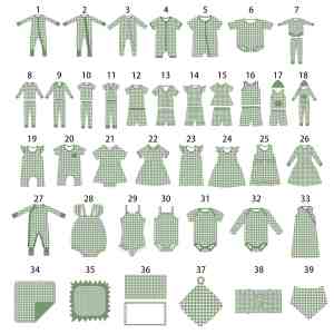 Mameluco de Bambú con Estampado Personalizado para Recién Nacidos, Mono con Cierre para Bebés, Pijama Unisex con Cierre de Dos Vías, 180-200 GSM, Cómodo - Product Image 3