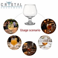 Verre à brandy de 260 ml, parfait pour les fêtes à la maison, les cadeaux en plein air et les réceptions