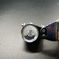 Moissanite en vrac de 1 carat, taille pentagramme, clarté VVS1, couleur D, avec jeu de couleurs, dureté 9,25 Mohs, pour la fabrication de bijoux DIY