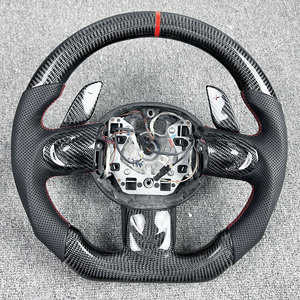 พวงมาลัยหนัง<span class=keywords><strong>ทร</strong></span>ง D คาร์บอนไฟเบอร์แบบสามก้าน ขนาดมาตรฐาน 3 ก้าน สำหรับ MINI Cooper S/JCW (F-Series) - Product Image 2