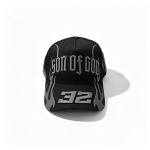 En stock Gorra de béisbol personalizada de 5 paneles con visera ancha de gamuza tipo camionero X CT con diamantes de imitación cromados Baez <span class=keywords><strong>Capsa</strong></span> - Product Image 1