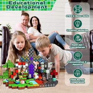 500 blocs magnétiques en plastique, âge 14 ans, <span class=keywords><strong>cubes</strong></span> magnétiques, jouet de construction, garçons filles, STEM, jouet d'empilage Montessori - Product Image 5