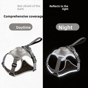Harnais <span class=keywords><strong>de</strong></span> promenade rétractable pour <span class=keywords><strong>chien</strong></span> avec support dorsal, sans fermeture et anti-évasion, pour chiens <span class=keywords><strong>de</strong></span> taille moyenne et grande - Product Image 6
