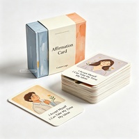 Cartes d'affirmation positives pour la santé mentale et l'amour-propre, personnalisables avec logo, vente en gros, pour femmes, usage quotidien, fabrication OEM