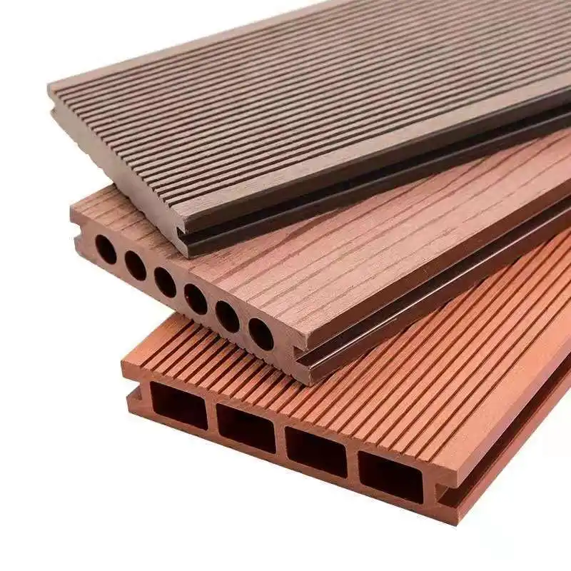 Revêtement de sol extérieur Carreaux de terrasse en composite Carreaux de terrasse en wpc Plancher en bois en wpc Revêtement de sol en wpc