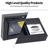 Boîte de conversion de cassettes rétro, adaptateur VHS vers VHSC MP3, incompatibles avec les cassettes vidéo MiniDV/Hi8