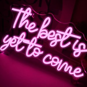 En İyisi Hala Geliyor Neon Tabela Pembe Harfli <span class=keywords><strong>Led</strong></span> Neon Işıklar Duvar Dekoru Neon Tabelaları - Product Image 3