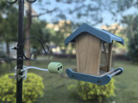 Willfine Caméra d'observation des oiseaux intelligente Wi-Fi avec IA, zoom 1-4X, étanche IP66, ralenti 6X, reconnaissance IA de plus de 12 000 espèces