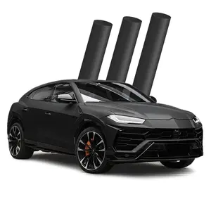 Film de <span class=keywords><strong>covering</strong></span> automobile noir de haute qualité, vinyle noir pour voiture 5x60ft (3m d'épaisseur) - Product Image 1