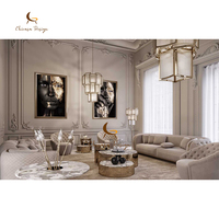 Ensemble de canapés modernes de luxe en velours pour salon, mobilier capitonné tendance avec rembourrage en éponge pour appartement ou centre commercial