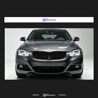 Feux avant AKD Car Styling pour BMW 3GT F34 2013-2020, phares bicolores DRL, style de feux avant automobile