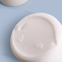 Botol pompa busa HDPE wajah 280ml, botol pembersih tangan kosong dengan sikat