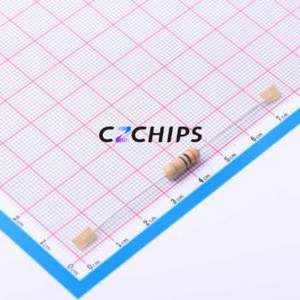 Résistance traversante CR1W-30ohm 5%-6T63, composant traversant (THT), D4.5xL11mm, film carbone 30Ohm 5% 500V - Product Image 2