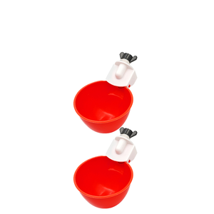 AGRIESO automatico bevitori di pollame e alimentatori per pollo piccione di <span class=keywords><strong>quaglia</strong></span> tazza di arancia/blu/giallo/rosso per gli animali di pollame - Product Image 1