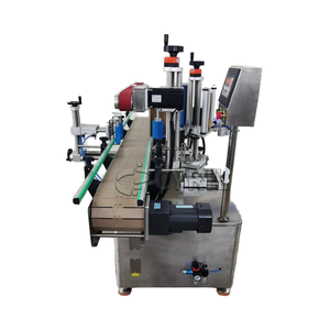 Prensa superior y barras de <span class=keywords><strong>pegamento</strong></span> cortas Botellas de plástico diarias Tarro de botella de <span class=keywords><strong>vidrio</strong></span> Máquina automática de posicionamiento y etiquetado de botellas redondas - Product Image 5