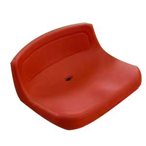 Kaixiang Retractable Grandstand Chair Red <b>Plastic</b> Stadium Seat For School Sports Field Outdoor Indoor Use - Product Image 1