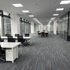 Dalles de moquette de bureau 25*100, insonorisation, prix bas, dalles de moquette bon marché, revêtement de <span class=keywords><strong>sol</strong></span> de bureau, dalles de moquette carrées de luxe commerciales - Product Image 3