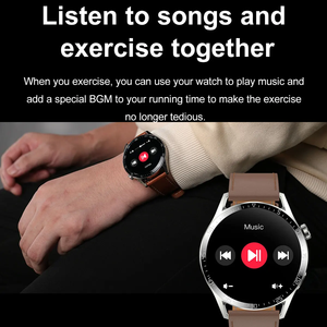 SK37 3-Armband TFT-Display Wasserdicht IP67 Videoanruf Mehrsprachig Alarmzeit Nachrichtenbenachrichtigung NFC Smartwatch Drehknopf - Product Image 4