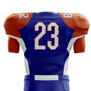 Conjunto de pantalones de Jersey de manga corta de alta calidad 2024, uniformes de fútbol americano al por mayor para hombres, patrón de número de uso deportivo de talla grande - Product Image 5